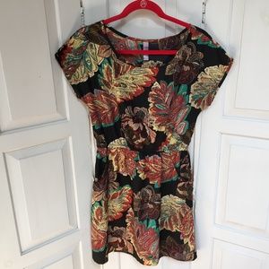 Alya Black Floral Dress